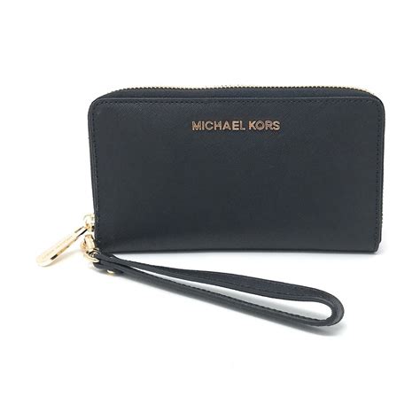 michael kors jet set travel large saffiano leather smartphone wristlet|jet set large saffiano leather.